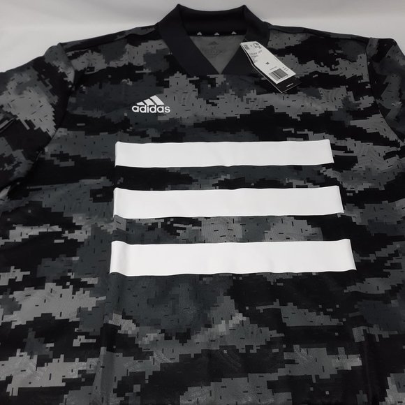 adidas Men's Tan AOP Jersey - Black - Medium adidas Men's Tan AOP Jersey - Black - Medium